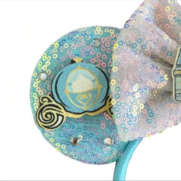 Cinderella Castle Glass Slipper Carriage Mouse Ears for Disneyland Walt Disney - Picture 4 of 4